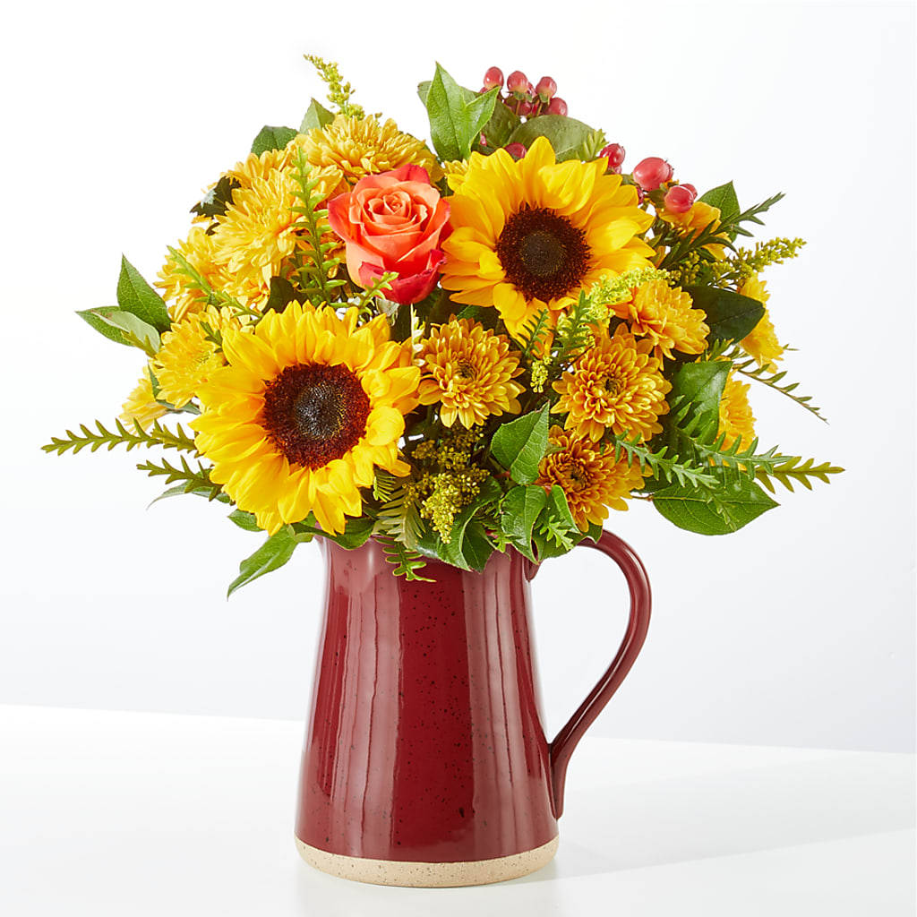 Scents of Autumn Bouquet –  Red Rose Flowers, Salinas CA