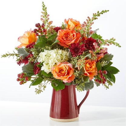 Fall's Finest Bouquet –  Red Rose Flowers, Salinas CA