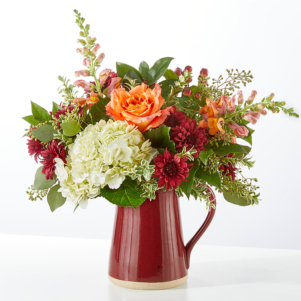 Fall's Finest Bouquet –  Red Rose Flowers, Salinas CA