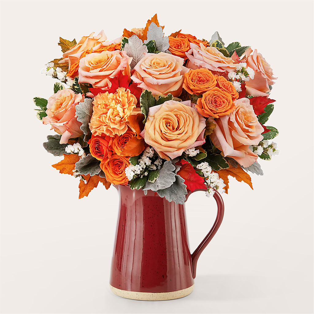 Pumpkin Pie Bouquet –  Red Rose Flowers, Salinas CA