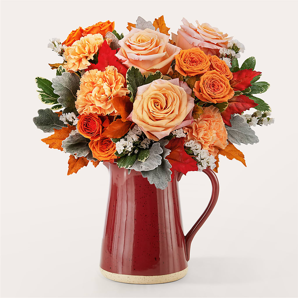 Pumpkin Pie Bouquet –  Red Rose Flowers, Salinas CA