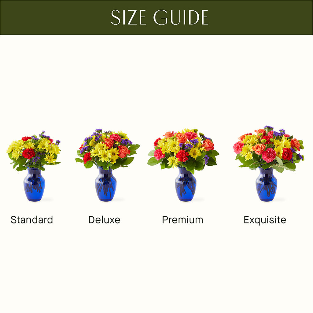 Brighter Days Bouquet –  Red Rose Flowers, Salinas CA