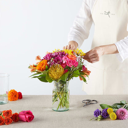 Feast of Color – A Florist Original –  Red Rose Flowers, Salinas CA