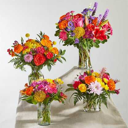 Feast of Color – A Florist Original –  Red Rose Flowers, Salinas CA