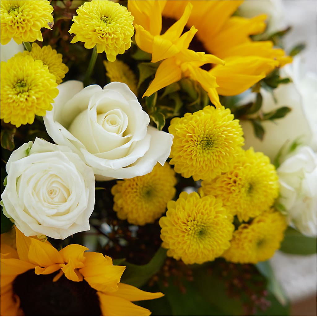 Luminous Morning Bouquet –  Red Rose Flowers, Salinas CA