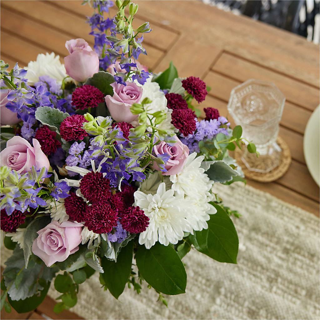 Violet Frost Bouquet –  Red Rose Flowers, Salinas CA