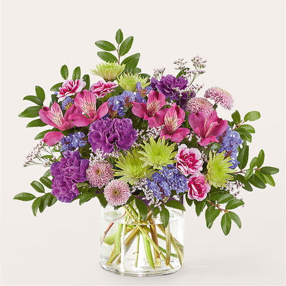 Glass Half Full Bouquet –  Red Rose Flowers, Salinas CA