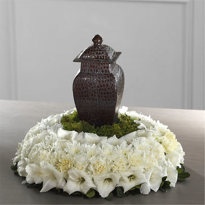 Encircling Grace Arrangement –  Red Rose Flowers, Salinas CA