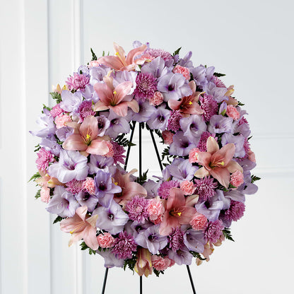 Beloved Friend Wreath –  Red Rose Flowers, Salinas CA