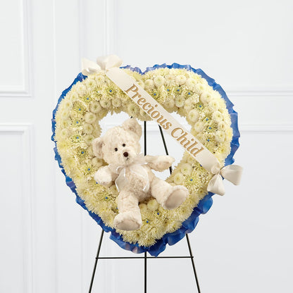 Precious Child Standing Heart –  Red Rose Flowers, Salinas CA