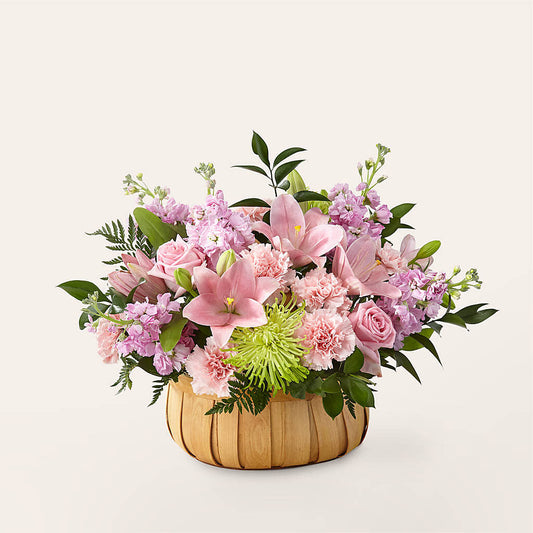 Beautiful Spirit Basket –  Red Rose Flowers, Salinas CA