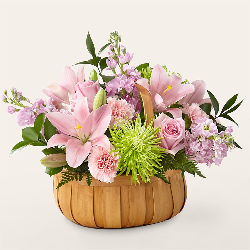 Beautiful Spirit Basket –  Red Rose Flowers, Salinas CA