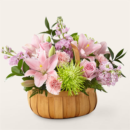 Beautiful Spirit Basket –  Red Rose Flowers, Salinas CA