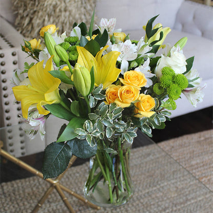 Hope & Serenity Bouquet –  Red Rose Flowers, Salinas CA