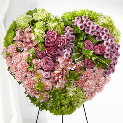 Heartwarming Standing Heart –  Red Rose Flowers, Salinas CA