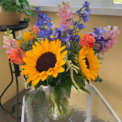 Rays of Life Bouquet –  Red Rose Flowers, Salinas CA