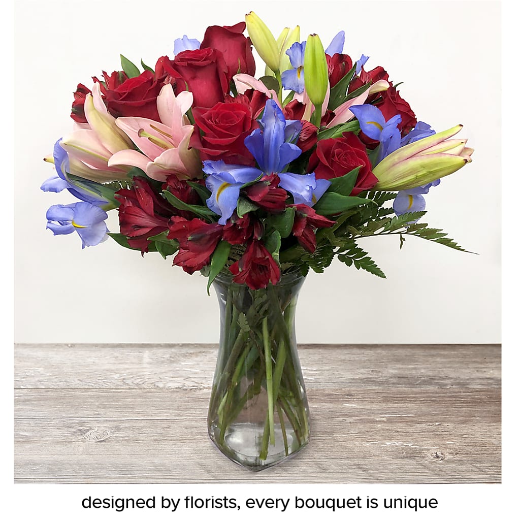 Truly Stunning Bouquet –  Red Rose Flowers, Salinas CA