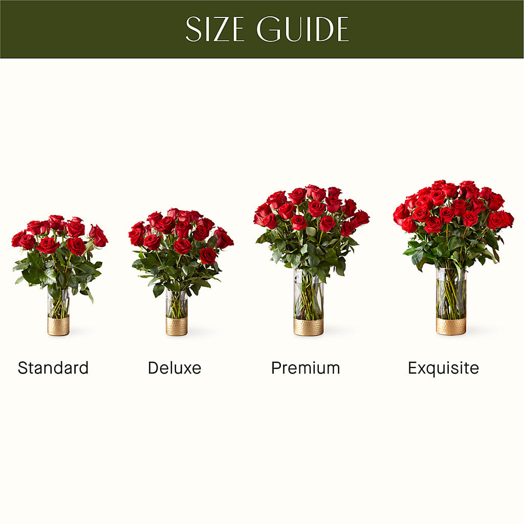 Classic Love Red Rose Bouquet –  Red Rose Flowers, Salinas CA
