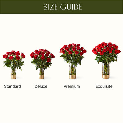Classic Love Red Rose Bouquet –  Red Rose Flowers, Salinas CA