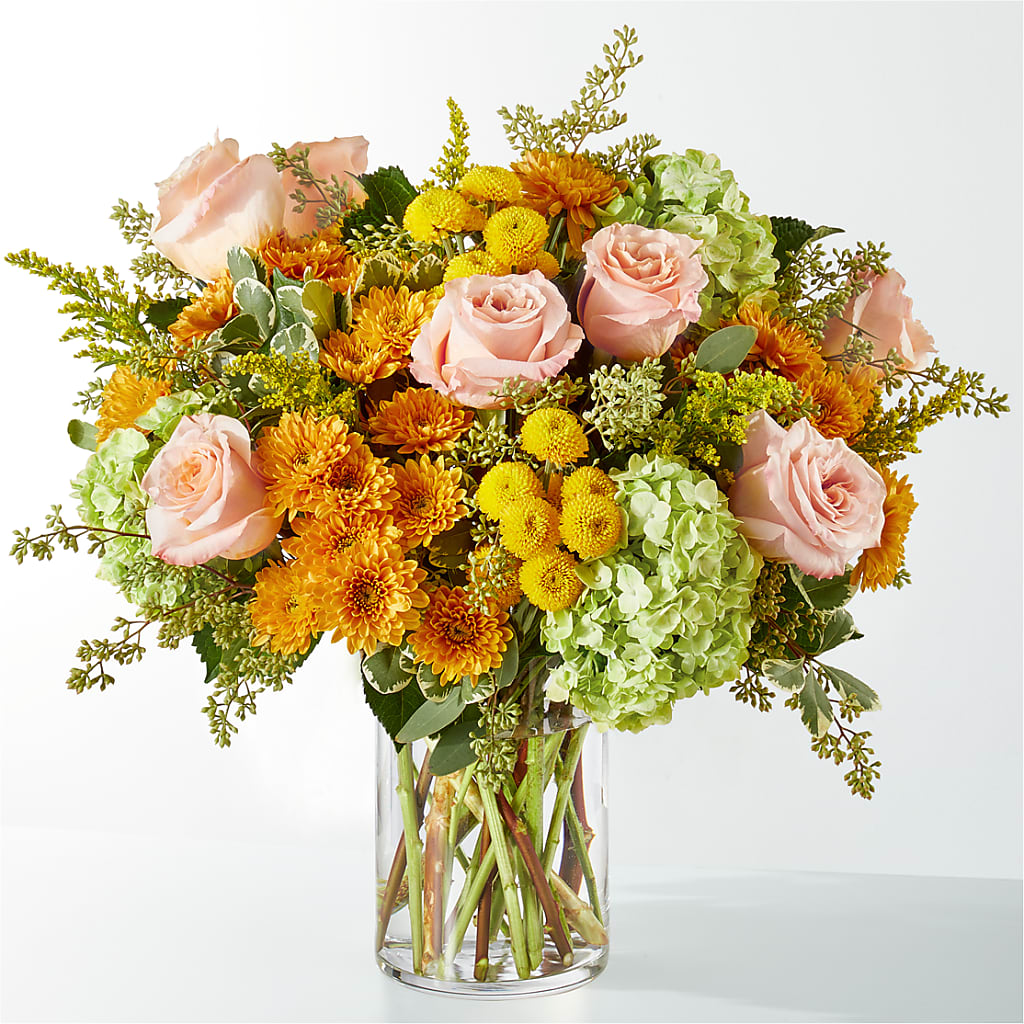 Fall Foliage Bouquet –  Red Rose Flowers, Salinas CA