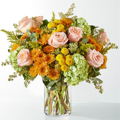 Fall Foliage Bouquet –  Red Rose Flowers, Salinas CA