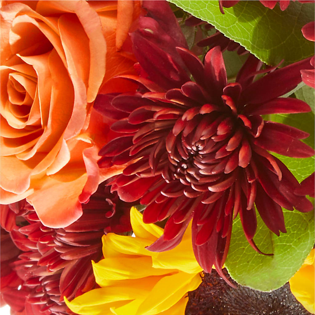 September Sunset Bouquet –  Red Rose Flowers, Salinas CA