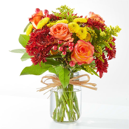 Apple Picking Bouquet –  Red Rose Flowers, Salinas CA