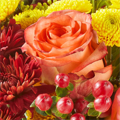 Apple Picking Bouquet –  Red Rose Flowers, Salinas CA