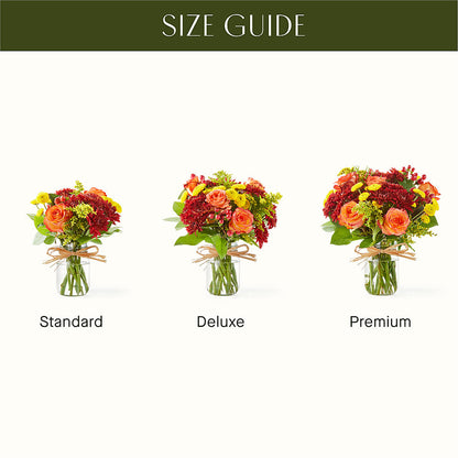 Apple Picking Bouquet –  Red Rose Flowers, Salinas CA