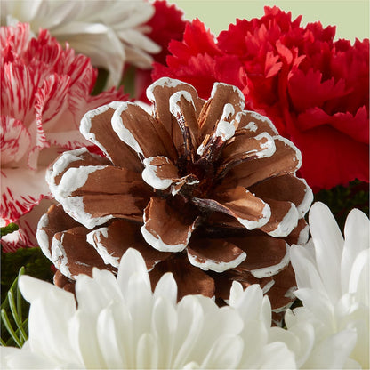 Candy Cane Lane Bouquet –  Red Rose Flowers, Salinas CA