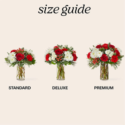 Chance of Flurries Bouquet –  Red Rose Flowers, Salinas CA