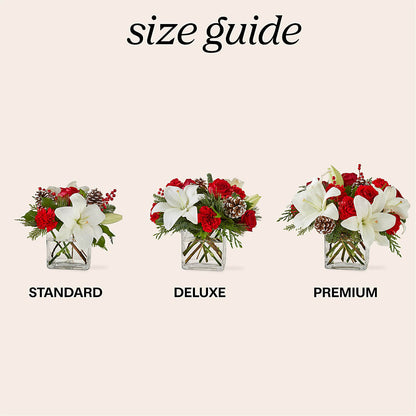 Glistening Icicles Bouquet –  Red Rose Flowers, Salinas CA