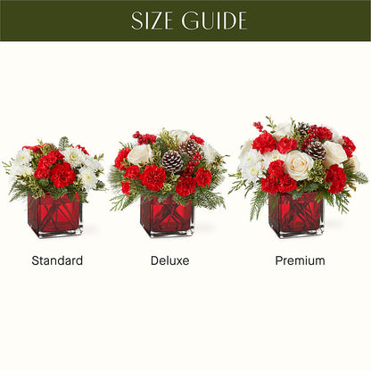 Christmas Market Bouquet –  Red Rose Flowers, Salinas CA