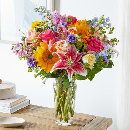 Dreamy Meadows Bouquet –  Red Rose Flowers, Salinas CA