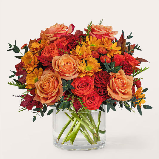 Sweet as Cinnamon Bouquet –  Red Rose Flowers, Salinas CA
