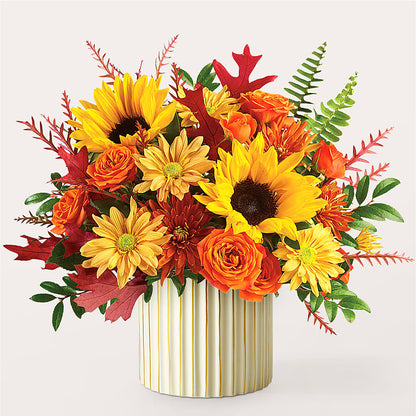 Fall Campfire Bouquet –  Red Rose Flowers, Salinas CA