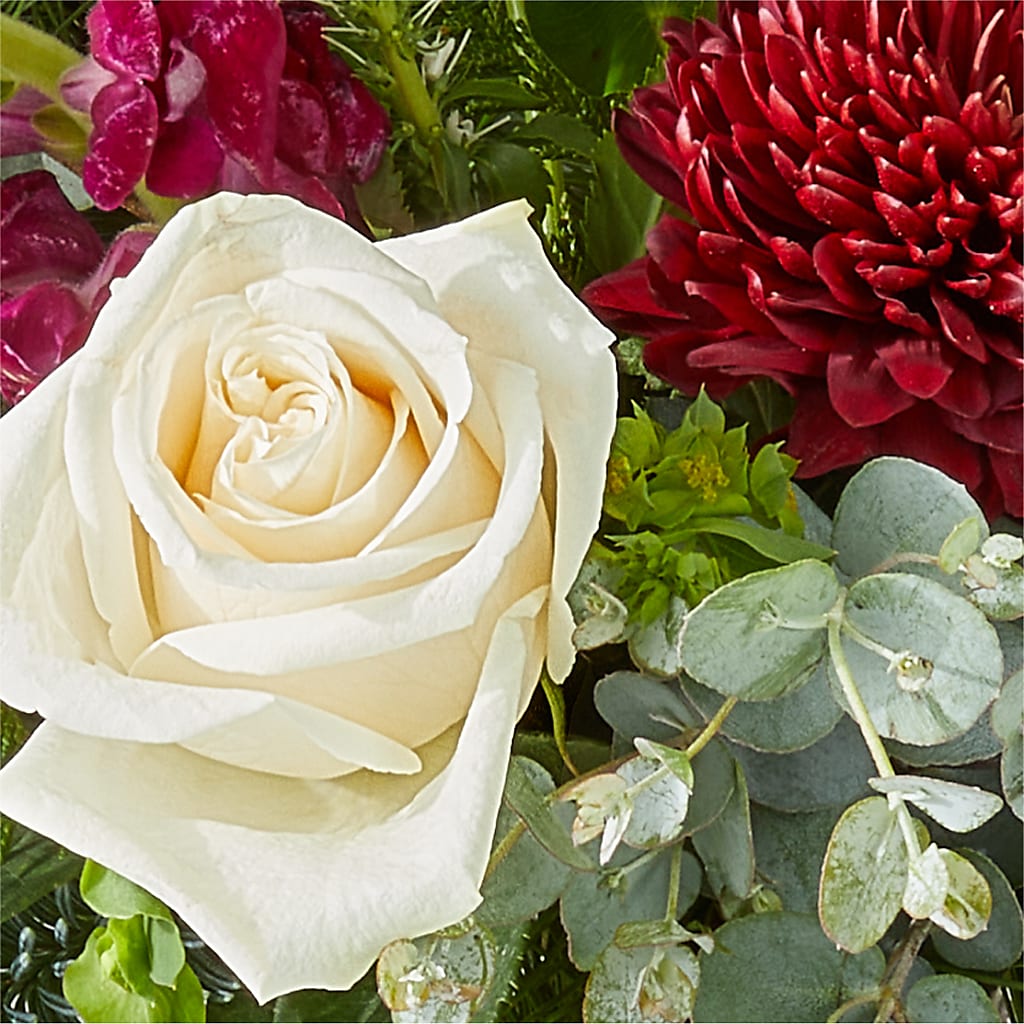 Cranberry Fizz Bouquet –  Red Rose Flowers, Salinas CA
