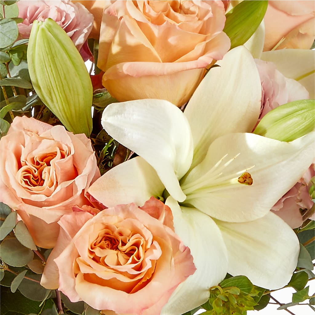 Grapefruit Splash Bouquet –  Red Rose Flowers, Salinas CA
