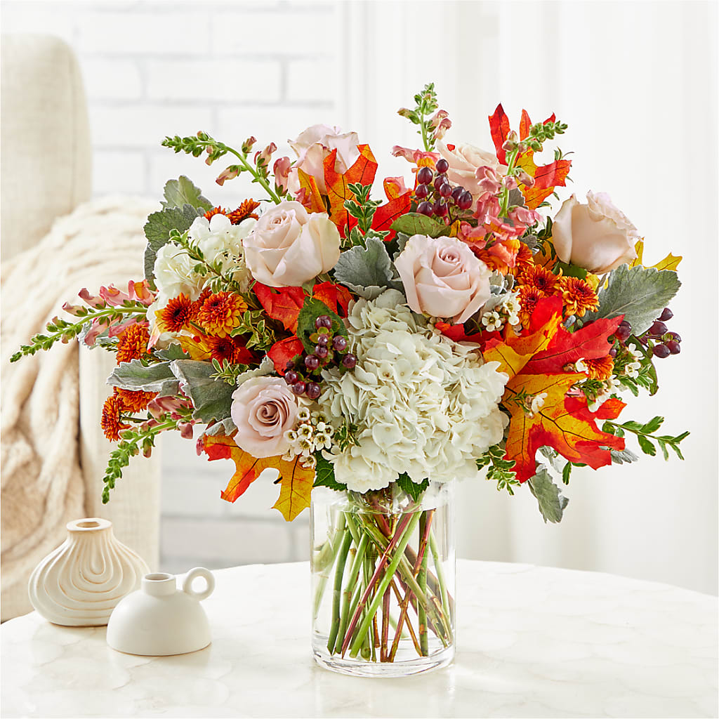 Autumnal Equinox Bouquet –  Red Rose Flowers, Salinas CA