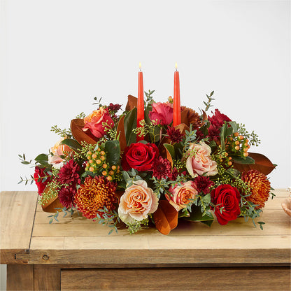 Gather Near Centerpiece –  Red Rose Flowers, Salinas CA