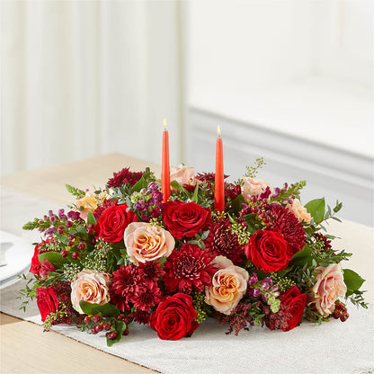 Most Thankful Centerpiece –  Red Rose Flowers, Salinas CA