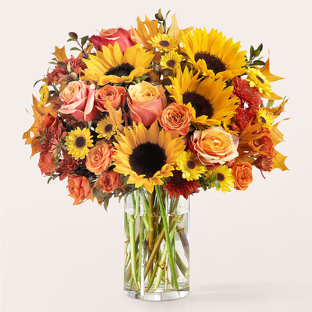 Fluttering Foliage Bouquet –  Red Rose Flowers, Salinas CA