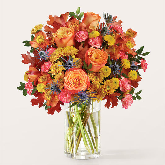 Winds of Autumn Bouquet –  Red Rose Flowers, Salinas CA