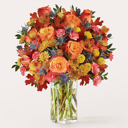Winds of Autumn Bouquet –  Red Rose Flowers, Salinas CA