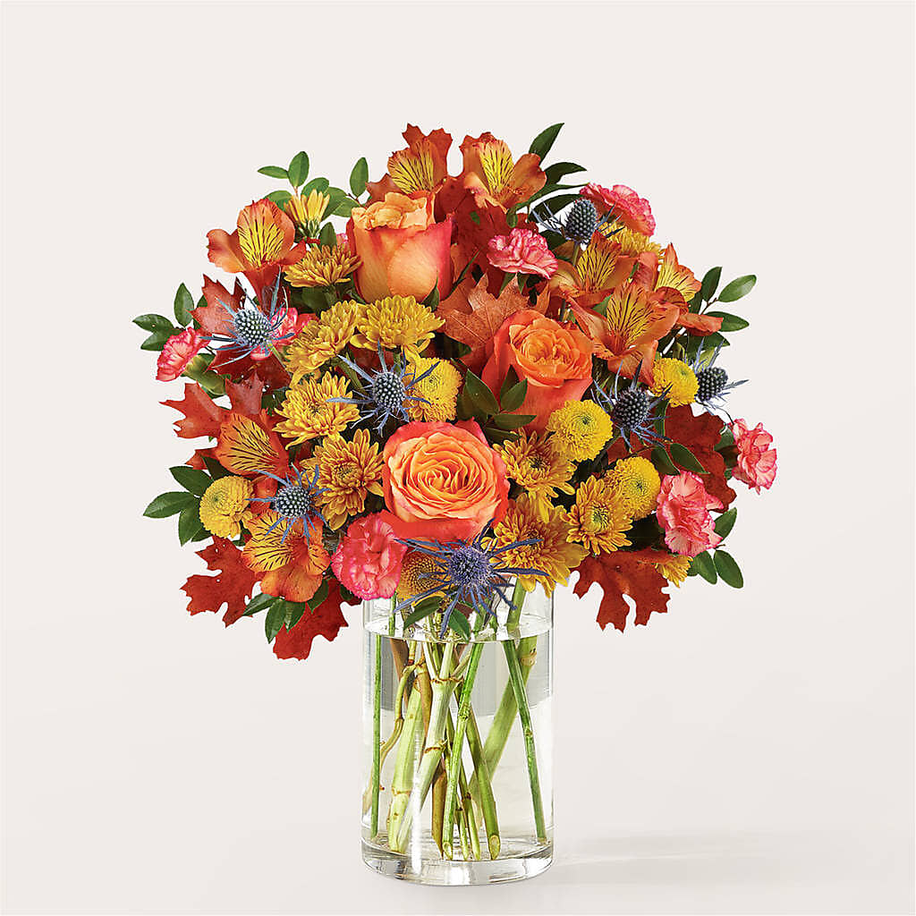 Winds of Autumn Bouquet –  Red Rose Flowers, Salinas CA
