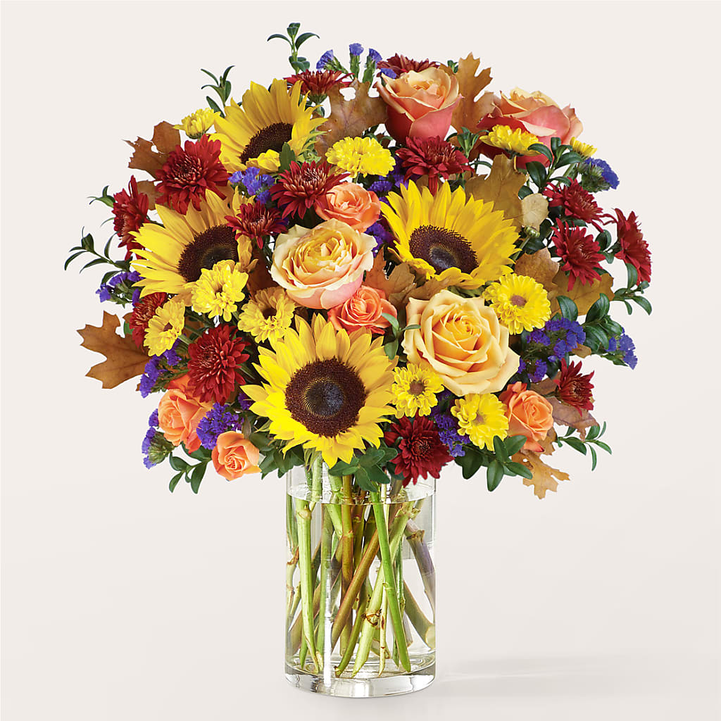 Harvest Moon Bouquet –  Red Rose Flowers, Salinas CA