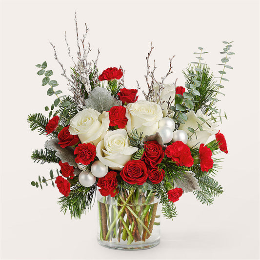 Trimming the Tree Bouquet –  Red Rose Flowers, Salinas CA