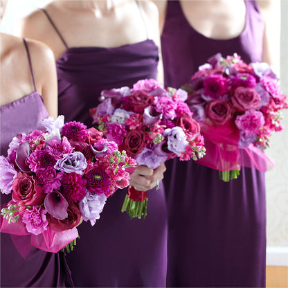 Bridesmaid's Garden Bouquet –  Red Rose Flowers, Salinas CA