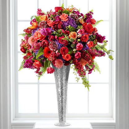 Flower Jeweled Arrangement –  Red Rose Flowers, Salinas CA