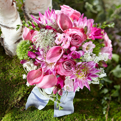 Pink Profusion Bouquet –  Red Rose Flowers, Salinas CA